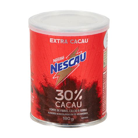 Achocolatado Nescau em Pó 30 Cacau NESTLÉ 180g