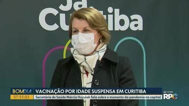 Bom Dia Paraná Se tivermos doses em 20 30 dias Curitiba estará