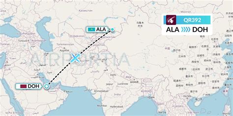 Qr Flight Status Qatar Airways Almaty To Doha Qtr