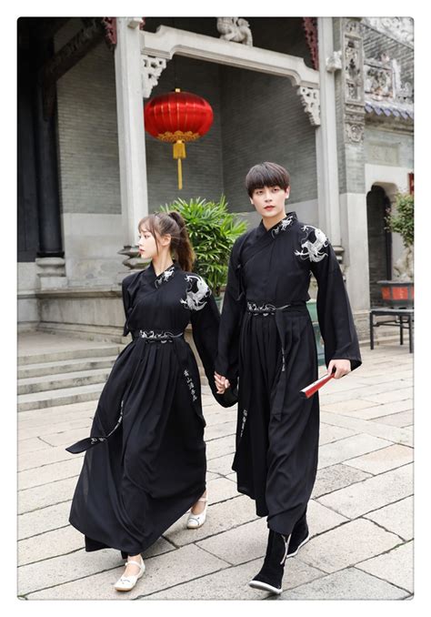 Large Size Women Traditional Hanfu Dress Man Han Dynasty Costume Couple