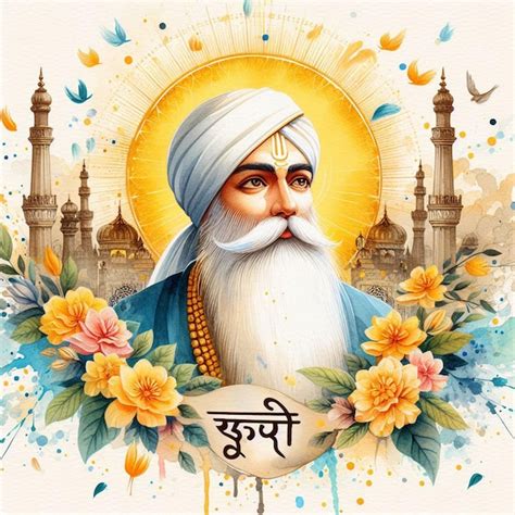 Premium Photo Watercolor Sant Guru Kabir Jayanti Background