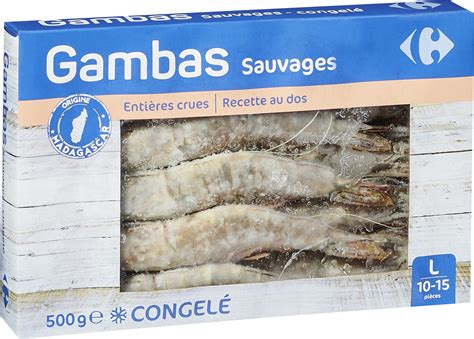 Gambas Sauvages Enti Res Crues Carrefour G