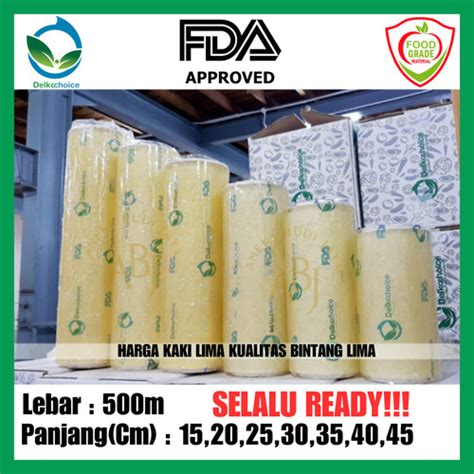 Jual Plastic Wrap Plastik Wrapping Cling Wrap Pembungkus Makanan Lebar