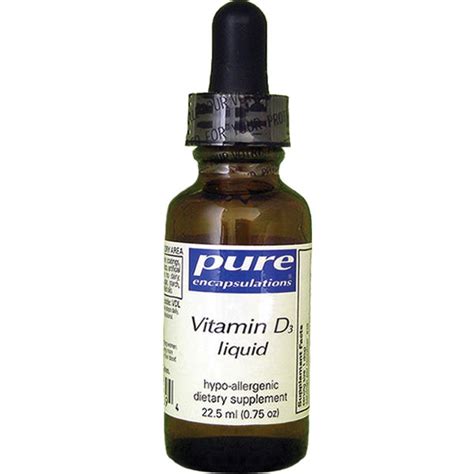Pure Encapsulations Vitamin D3 Liquid