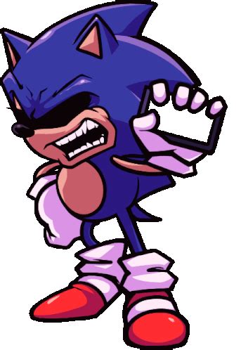 Piracy Sonic Left Pose Sticker - Piracy Sonic Left pose Third Party FNF ...