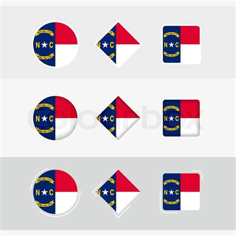 North Carolina Flag Vector