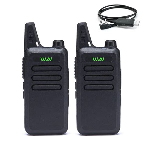 Aliexpress Buy 2 PCS WLN KD C1 Mini Radio Walkie Talkie UHF 400