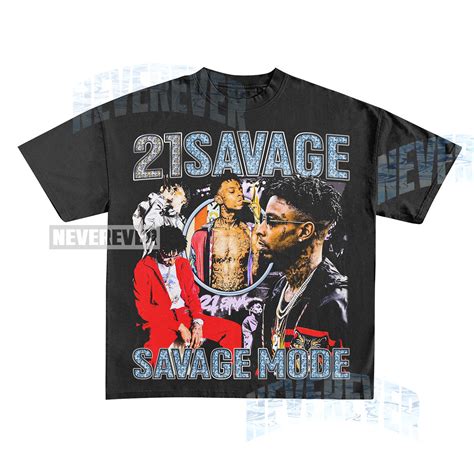 21 Savage 90s Retro Rap Tee Bootleg Rap Tee Vintage 90s Rap Tee Unisex