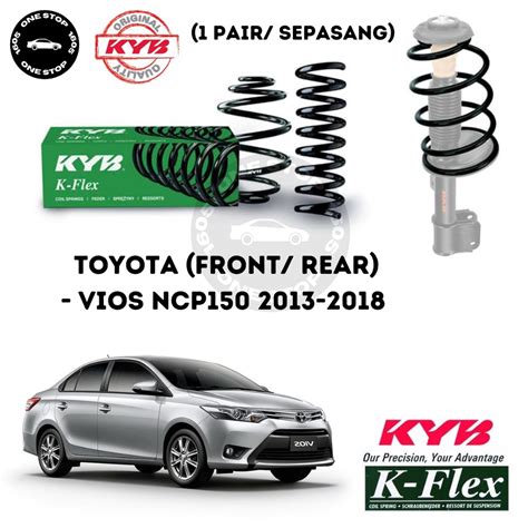 Toyota Vios Ncp Depan Belakang Kyb Kayaba Kflex Coil