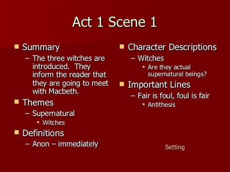 Macbeth Act 2 Study Questions