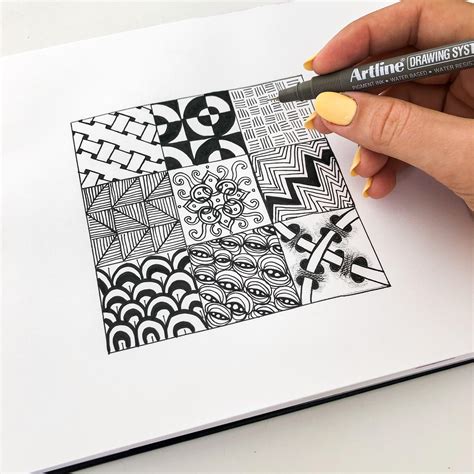 Zentangle Patterns Rzentangle