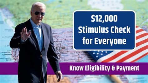 12 000 Stimulus Check 2024 For Everyone Know Eligibility Payment