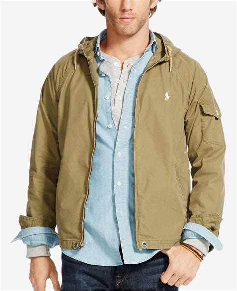 Lyst - Polo Ralph Lauren Hooded Windbreaker in Green for Men