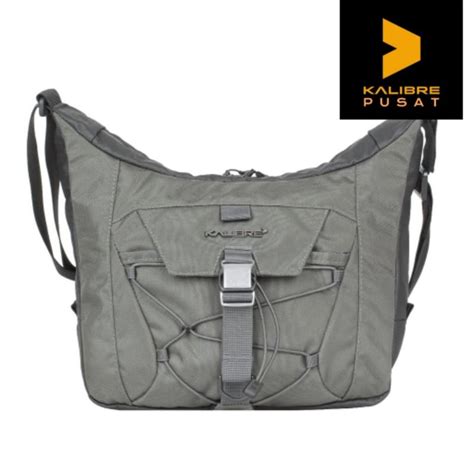 Jual Kalibre Travel Pouch Grid Original L Grey Tas Selempang