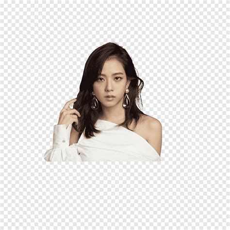 Jisoo Mujer Con Top Blanco Png Pngegg