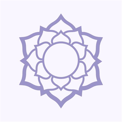 Crown Chakra Symbol Royalty Free Stock Svg Vector And Clip Art