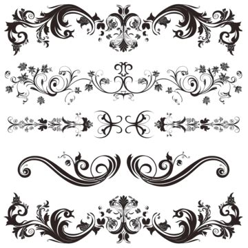 Flourishes PNG Vector PSD And Clipart With Transparent Background