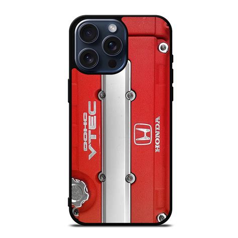 Honda Vtec Engine Dohc Iphone 15 Pro Max Case Cover