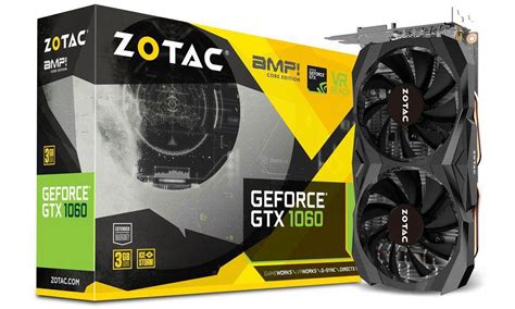 Zotac GeForce GTX 1060 CORE Edition 3GB GDDR5 Karty Graficzne