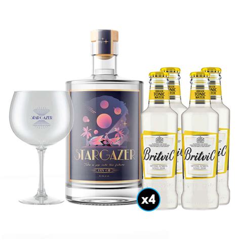 Pack Stargazer® Britvic Tonic Water 1x Stargazer® Gin 700cc 42º