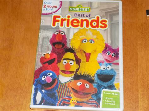 Sesame Street Best Of Friends Pbs Childrens Dvd Sealed New Over 2