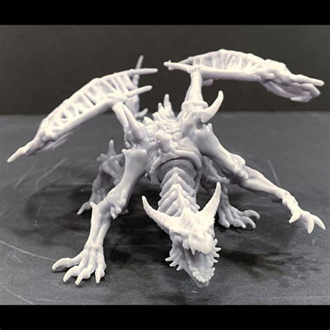 3D Printable Skeletal Dragon Pose 1 By Mini Monster Mayhem