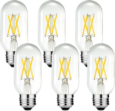 Mmbgjkg Dimmable T Led Edison Bulb K Warm White W Antique