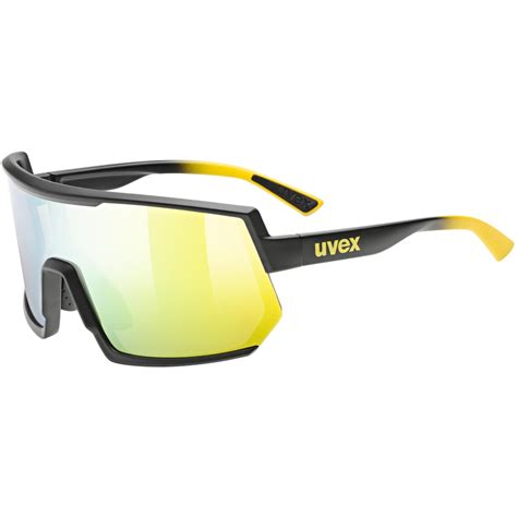 Uvex Sportstyle P Glasses Black Matt Polavision Supravision