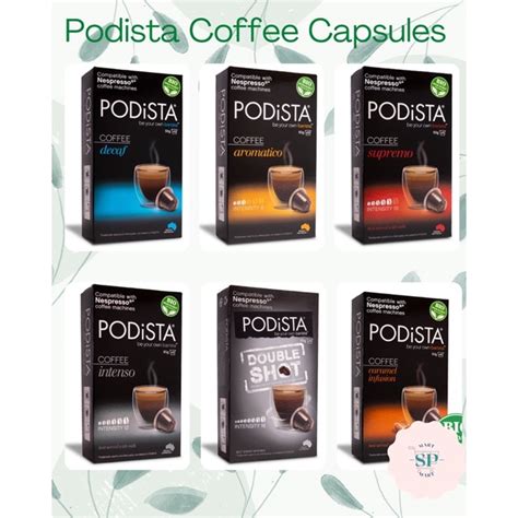 Podista Coffee Nespresso Compatible Capsule Pods Shopee Philippines