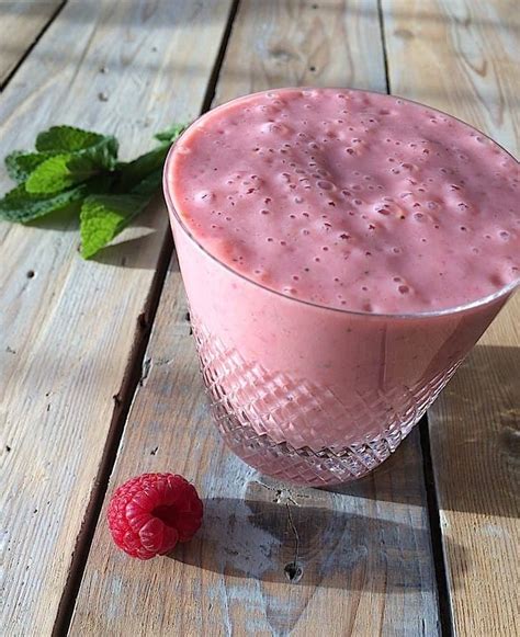 Smoothie Met Frambozen En Munt Francesca Kookt