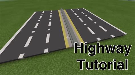 How To Build A Highway In Minecraft Minecraft Freeway Tutorial Youtube