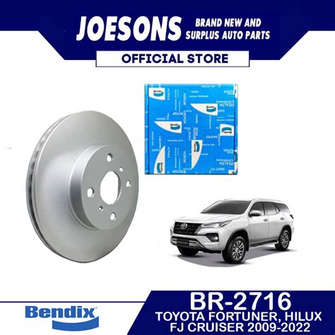 Br Brake Disc Rotor Front For Toyota Fortuner X Hilux X Fj