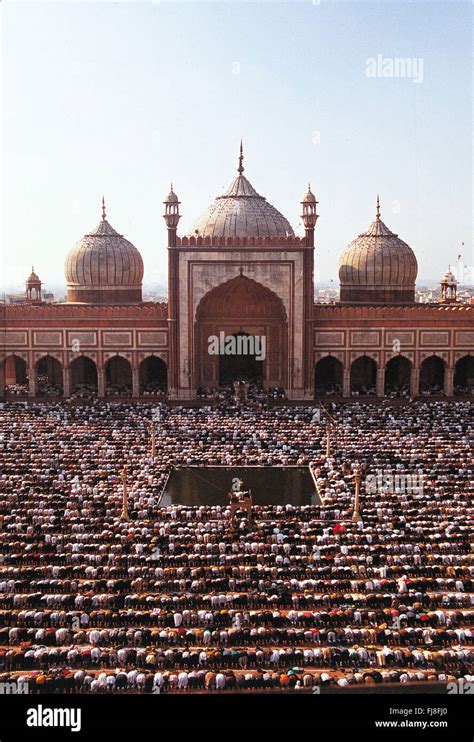 Jama Masjid Delhi India Asia Stock Photo Alamy