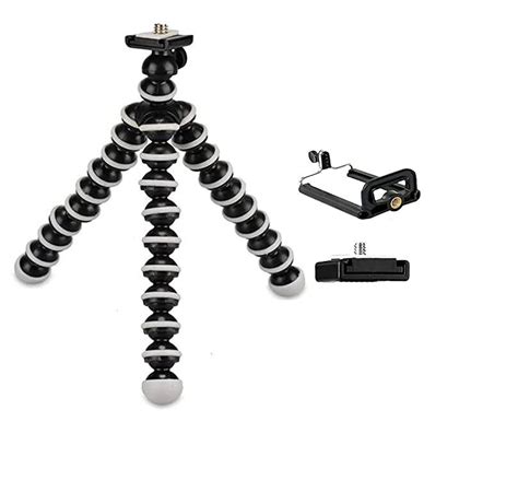 Flexible Multi Functional Gorilla Tripod 10 Inch Foldable Octopus Mini