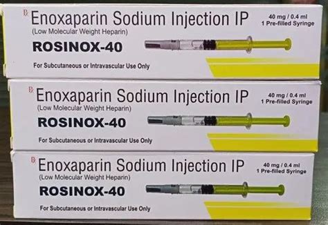 Rosinox Enoxaparin Injection Mg Ml At Rs Piece Generic