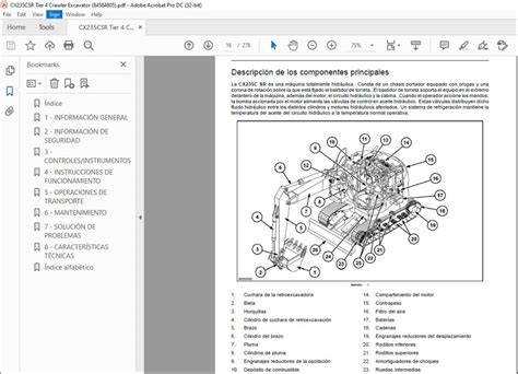 Case Cx Csr Tier Excavadora Sobre Orugas Manual Del Operador