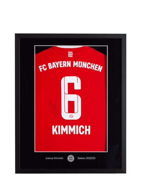 Gerahmtes Trikot Kimmich Mit Unterschrift Offizieller FC Bayern Store