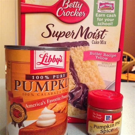 Pumpkin Spice Box Cake Recipe at Ashley Smalley blog