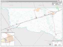 Ward County, TX Map (Premium Style)