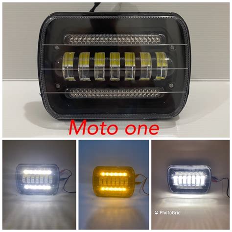 Jual Lampu Led Daymaker Kotak List Atas Bawah Jeep Feroza L Taft Dll