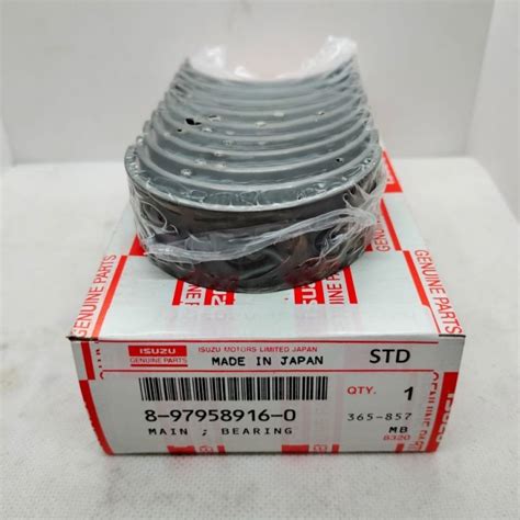 Metal Duduk Main Bearing Isuzu Panther Kapsul Traga Oem Part Number