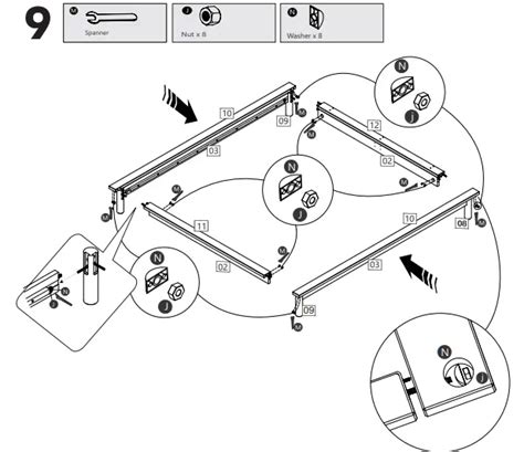 Habitat Akio Double Platform Bed Frame Instruction Manual