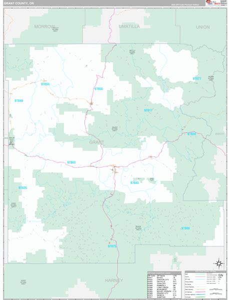 Maps of Grant County Oregon - marketmaps.com