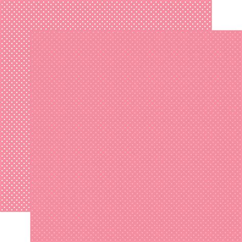 Dots Bubblegum Pink Dots 12x12 Patterned Paper Echo Park Paper Co