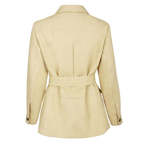 Safari Jacket Women Camel Cashmere Caroline Andrew