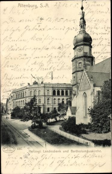 Ansichtskarte Postkarte Altenburg S A in Thüringen akpool de