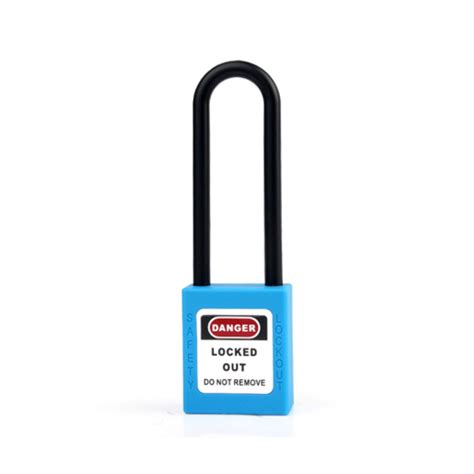 Jual Onebiz Long Nylon Shackle Safety Padlock Blue Ob