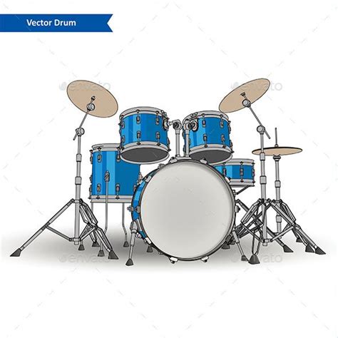 Drum Set Vector Illustration