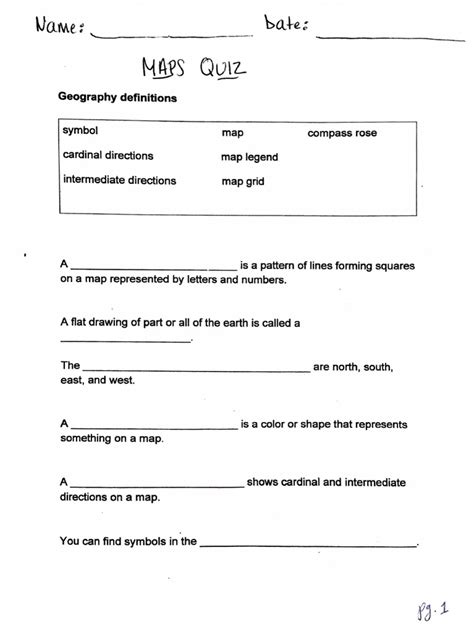 Understanding Maps: A Guide to Map Symbols, Cardinal Directions, and ...