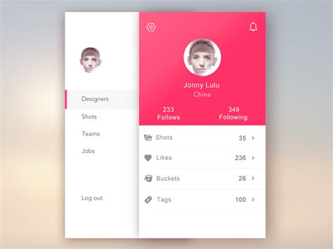 50 User Profile Page — Design Inspiration By Muzli Muzli Design